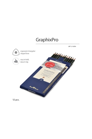 " Graphixpro '' Dereceli Kurşun Kalem Seti. 12 Adet B-14b.