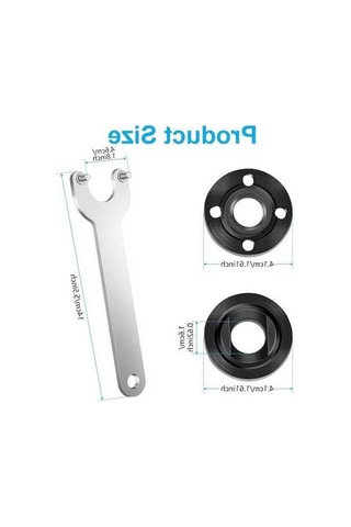 Pazly 5 Parçalı Çelik Öğütücü Seti, Açılı Öğütücü Bakımı, Flanş Kilit Somunu