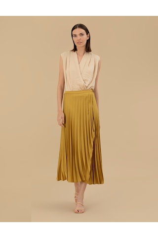 Pierre Cardin Kadın Etek Dokuma 50268502-vr235 Yeşil