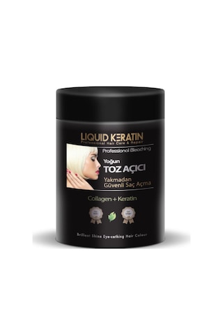 Keratinli Gri Toz Açıcı Ve Oksidan Kremli Set Yakmadan Evde Kolay Saç Rengi Açma 1000ml Kuaför Boy