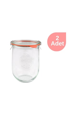 Weck 1062 Ml Lale Cam Kavanoz Seti 2 Adet