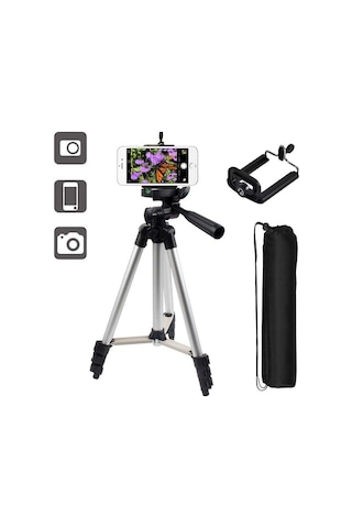 Sony Telefonlar Için Tripod 135Cm Telefon Tutucu