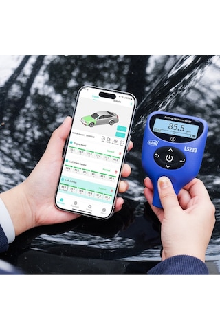 Ls239 Profesyonel Oto Boya Kalınlık Ölçer Uzman Mod Özelliği