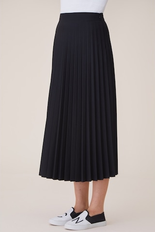 Soralline Kadın Etek Plisoley 781 Siyah Siyah