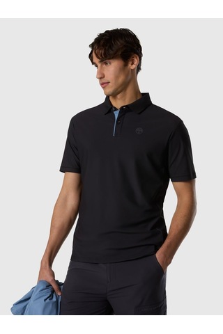 North Sails Kısa Kollu Erkek Polo Yaka T-shirt-33485 Siyah