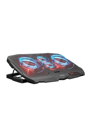 Addison Rampage Ad-rc4 Coldbreeze Kırmızı Ledli Işıklı Fan 15"-17" Notebook Soğutucu Stand