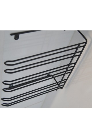 Siyah 3 Bölmeli Bar Kadehlik Bardaklık