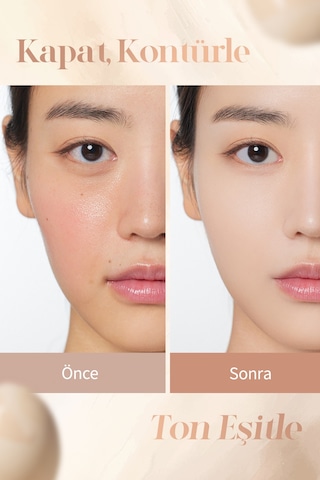 Dasique Kremsi Dokuya Sahip Çok Amaçlı Kullanıma Uygun Kapatıcı Paleti Pro Concealer Palette 01