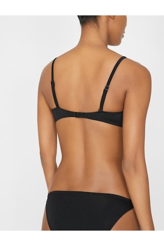Deep Beach Siyah Kare Tokalı Bikini Üstü Db20050bu 001