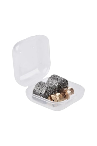 Homyl 2 Adet Köpük Topu Delikli Meme İpuçları, Yapıcı, 1,0-mm