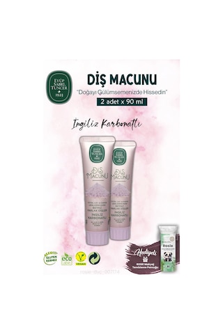 İngiliz Karbonatı X2 Diş Macunu 90 Ml Ve Rosıe Beyazlık