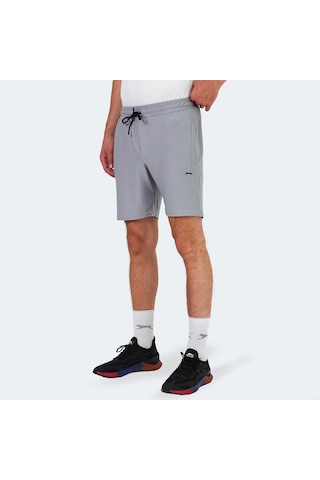 Slazenger OGNIA Erkek Cepli Fıtness Gri Şort