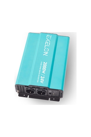 Exelon  Tam Sinüs 2000W 24V İnverter