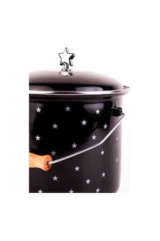 Star Emaye Bakraç 20cm 3litre Siyah