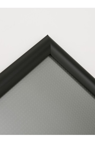 B1 70x100 Siyah Alüminyum Çerçeve Açılır Kapanır Gönye Köşe 25mm