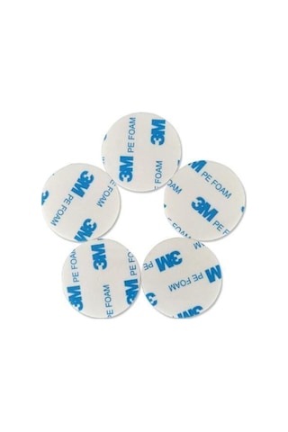 Yuvarlak Kesim Güçlü Çift Taraflı Köpük Bant 15 Mm Çap - 500 adet