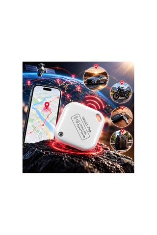 Gp Loshhall Worldtag Akıllı Takip Cihazı - İos Uyumlu Smart Tag Beyaz