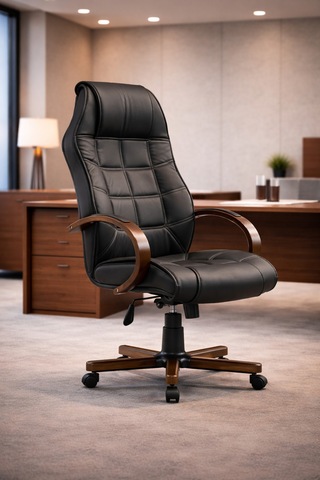 Spectre Premium Yönetici Ofis Ve Büro Koltuğu Anatomik Tasarım Lüks Oturum Konforu Siyah
