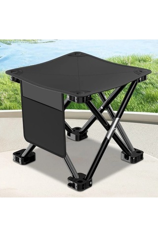 Ambition Ultralight Katlanabilir Tabure Taşınabilir Açık Siyah