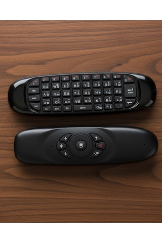 Çift Taraflı Hava Mouse Kablosuz Klavye Ve Uzaktan Kumanda