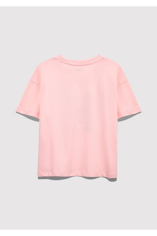 Mavi - M Logo Baskılı Pembe Tişört 7610390-71007 Pembe