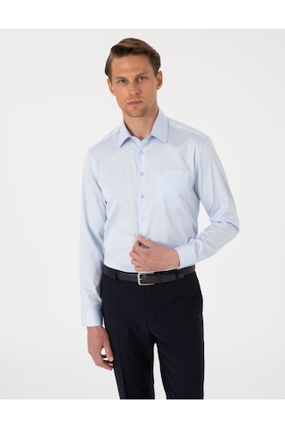 Pierre Cardin Erkek Açık Mavi Gömlek Basic 50302972-vr003 Açik Mavi