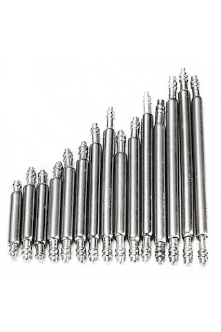 Paslanmaz Çelik Saat Pimi Yaylı Susta 40 Adet Karışık