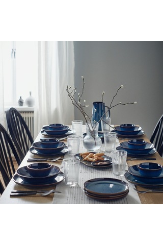 Ikea Gladelig Yemek Takımı 24 Parça Mavi