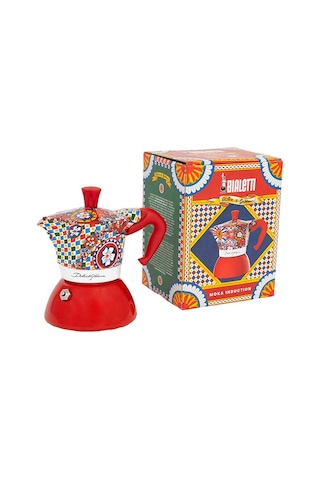 Bialetti Dolce&gabbana Moka Pot İndüksiyon 2 Cups Bı-5337 Bialetti