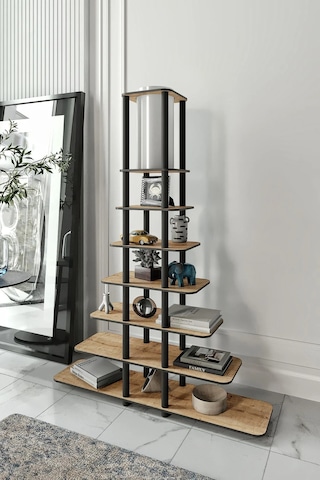 Ravilo Sierras Middle Raflı Lambader Meşe