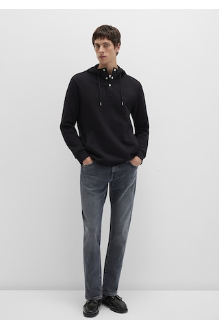 Mavi - Mavi Black Kapüşonlu Siyah Sweatshirt 0s10384-900 Siyah