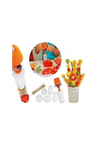 Şekillendirici Kek Meyve Makinesi Mutfak Aracı Pop Chef Gıda Dekoratör Kesici