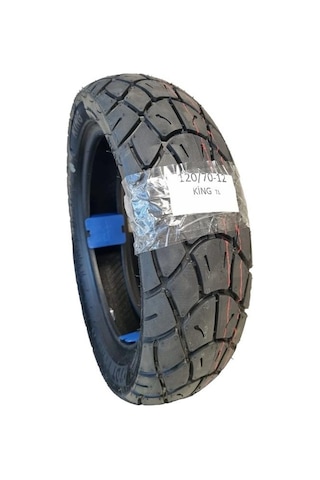 Tdt Tyres 120/70-12 Kıng Tubeless - Dubleks Motosiklet Lastiği