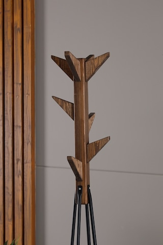 Ayaklı Elbise Askısı Portmanto Askılık Ceviz Rengi Diğer