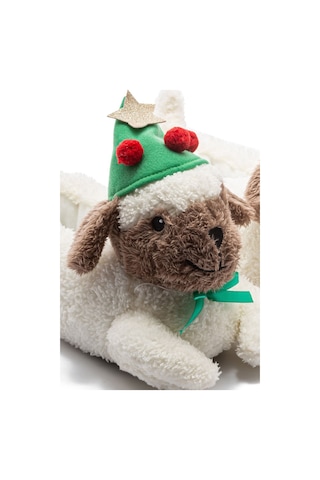 Twigy Fiona EE0554 Kadın Hayvanlı Panduf Beyaz 36/41 Beyaz