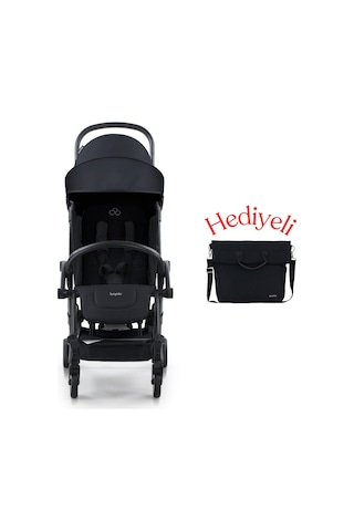 Bumprider Connect³ Bebek Arabası Black & Black + Yan Bakım Çantası