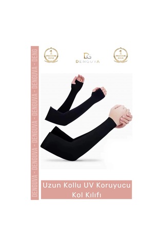 Denguva Kolkılıfı Uzun Kollu Ter Emici Esnek Sporcu Bisiklet Koşu Outdoor Güneş Koruma Uv Koruyucu Kol Kılı