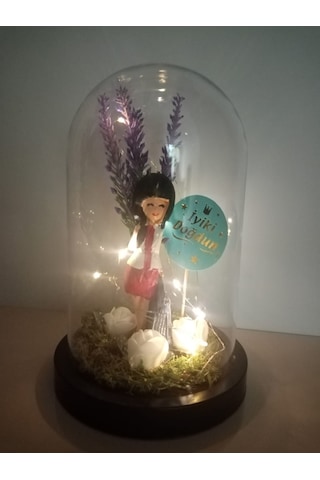 Kız Arkadaşa Doğum Günü Hediyesi İyi Ki Doğdun Yazılı Işıklı Mika