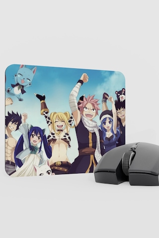 Fairy Tail Anime V4 - 22x18 Gaming Kauçuk Kaymaz Taban Mouse Pad Fare Altlığı