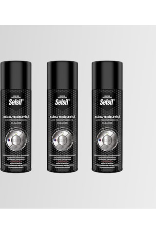 Selsil Arabalar İçin Klima Temizleyici Sprey Üçlü Set - Kötü Koku 150 ML Selsil Arabalar İçin Klima Temizleyici Sprey Üçlü Set - Kötü Koku 150 ML