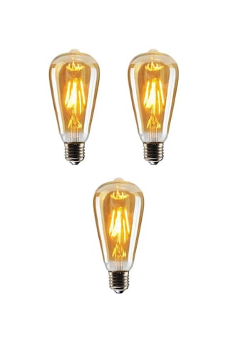 Rutter Rt-11203 6w Armut Rustik Led Ampul Amber - 3 Adet