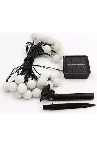 Solar 5m 28 Led Top Gün Işığı Siyah Kablolu Tdrtr