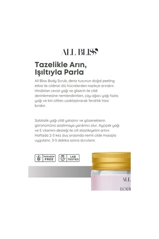 Doğal Vücut Peeling 200 Ml