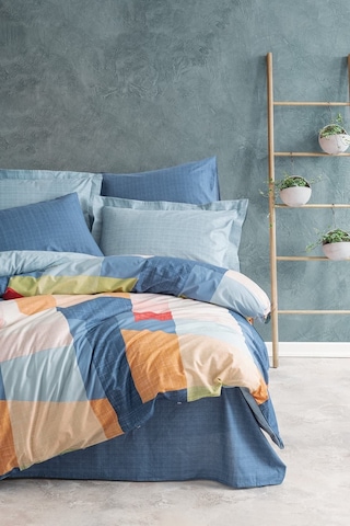 Modern Tek Kişilik Nevresim Takımı Cosy Mavi