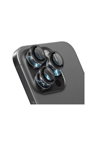 Ayrex 15 Pro Ve 15 Pro Max Uyumlu Kamera Lens Koruyucu Temperli Cam Kamera Koruyucu 9h Sertlik Hd Şeffaf Kamera Lens Ka