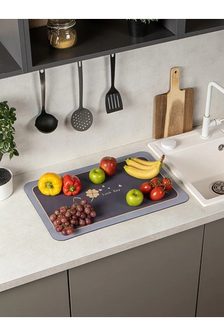 Kitchen Mat Bulaşık Paspası 267885685 Koyu Gri