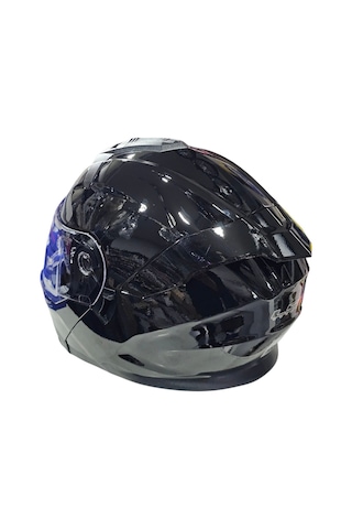 Çene Açılır Kask Ls5 Parlak Siyah L-4594