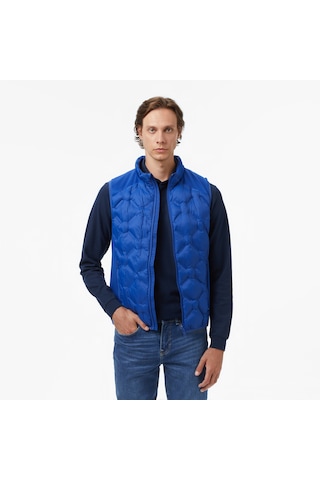 Nautica Erkek Mavi Regular Fit Yelek Düz J57026t Mavi