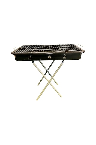 Ayaklı Büyük Boy Mangal Kırmızı - Siyah