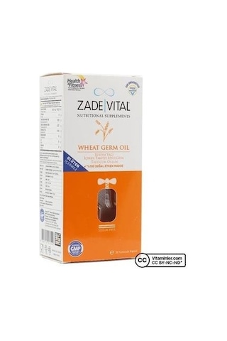 Zade Vital Rüşeym Yağı 500 Mg 60 Kapsül